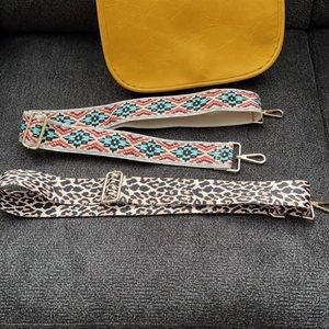 Social Threads Embroidered Medallion Bag Strap.